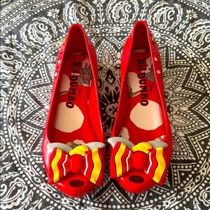 Mini Melissa x Disney girls Dumbo the Elephant red shoes